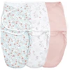 Aden + Anais™ Essential S Easy Swaddle™ Wrap-around Pucksack 3-pack Sprookje Flower -Little Wonders Verkoop aden anais essential s easy swaddle wrap around pucksack 3 pack sprookje flower a302841