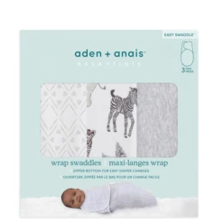 Aden + Anais™ Essential S Easy Swaddle™ Wrap-around Pucksack Set Van 3 Toiletten -Little Wonders Verkoop aden anais essential s easy swaddle wrap around pucksack set van 3 toiletten a302891 4