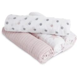 Aden® Hydrofiele Doek Doll Roze 4stuks