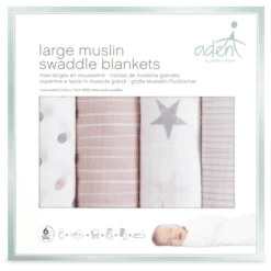 Aden® Hydrofiele Doek Doll Roze 4stuks -Little Wonders Verkoop aden hydrofiele doek doll roze 4stuks a254476 3