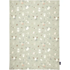 Alvi ® Babydeken Jersey Baby Forest 75 X 100 Cm