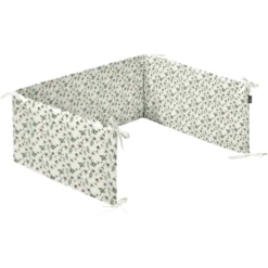 Alvi ® Beddenset 4-delig Petit Fleurs Groen/wit 100 X 135 Cm -Little Wonders Verkoop alvi beddenset 4 delig petit fleurs groen wit 100 x 135 cm a387535 4