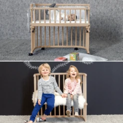 Babybay Boxspring Co-sleeper Comfort Plus Naturel Gelakt -Little Wonders Verkoop babybay boxspring co sleeper comfort plus naturel gelakt a376134 3