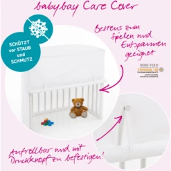 Babybay® Care Cover Geschikt Voor Model Maxi, Boxspring En Comfort Wit. -Little Wonders Verkoop babybay care cover geschikt voor model maxi boxspring en comfort wit a288145 4