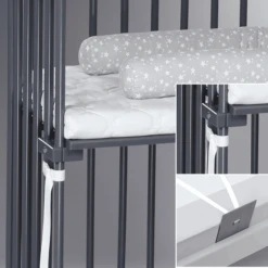 Babybay Co-sleeper Boxspring XXL Grijs -Little Wonders Verkoop babybay co sleeper boxspring xxl grijs a265387 4