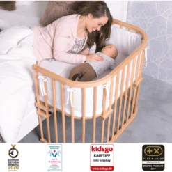 Nieuwkomers -Little Wonders Verkoop babybay co sleeper maxi natuur onbehandeld a037068 1