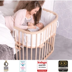 Nieuwkomers -Little Wonders Verkoop babybay co sleeper original natuur onbehandeld extra geventileerd a044702 1