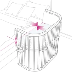 Babybay Maxi Co-sleeper Comfort Plus Naturel Gelakt -Little Wonders Verkoop babybay maxi co sleeper comfort plus naturel gelakt a376136 4