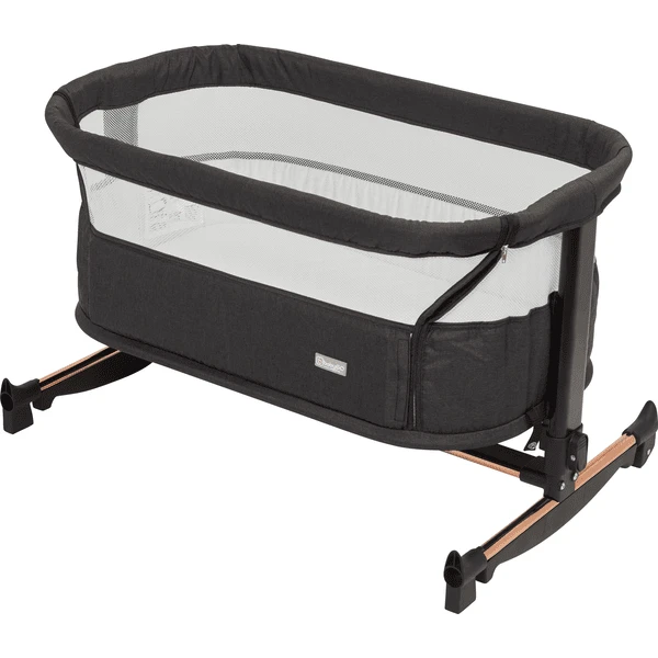 BabyGO Co-sleeper Vivaldi Black/Gold 4 BabyGO Co-sleeper Vivaldi Black/Gold - Afbeelding 2