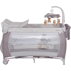 BabyGO Reisbed Sleeper Deluxe Beige 9 BabyGO Reisbed Sleeper Deluxe Beige -Little Wonders Verkoop babygo reisbed sleeper deluxe beige a268573 2