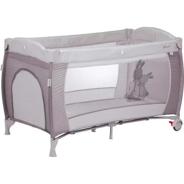BabyGO Reisbed Sleeper Deluxe Beige 7 BabyGO Reisbed Sleeper Deluxe Beige - Afbeelding 5