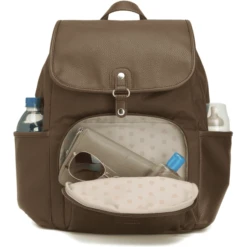 Babymel Luier Rugzak Freddie Vegan Leather Tan -Little Wonders Verkoop babymel luier rugzak freddie vegan leather tan a416148 4