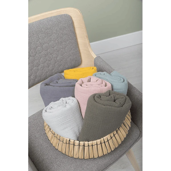 Baby's Only Swaddle Breeze Oud Roze 120x120 Cm 6 Baby's Only Swaddle Breeze Oud Roze 120x120 Cm - Afbeelding 4