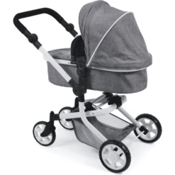 BAYER CHIC 2000 Combi-Poppenwagen MIKA Jeans Grey 9 BAYER CHIC 2000 Combi-Poppenwagen MIKA Jeans Grey -Little Wonders Verkoop bayer chic 2000 combi poppenwagen mika jeans grey a242774 2