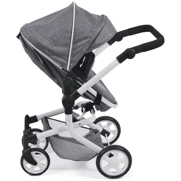 BAYER CHIC 2000 Combi-Poppenwagen MIKA Jeans Grey 7 BAYER CHIC 2000 Combi-Poppenwagen MIKA Jeans Grey - Afbeelding 5