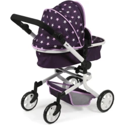 BAYER CHIC 2000 Combi Poppenwagen MIKA Stars Lila 9 BAYER CHIC 2000 Combi Poppenwagen MIKA Stars Lila -Little Wonders Verkoop bayer chic 2000 combi poppenwagen mika stars lila a271267 2