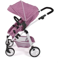 BAYER CHIC 2000 Combi Poppenwagen NELE Jeans Roze -Little Wonders Verkoop bayer chic 2000 combi poppenwagen nele jeans roze a355220 4