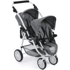 BAYER CHIC 2000 Tandem-Buggy VARIO Jeans Grey