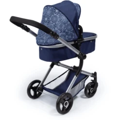 Bayer Design Combi Poppenwagen Finn, Blauw -Little Wonders Verkoop bayer design combi poppenwagen finn blauw a250913 2
