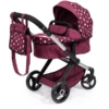 Bayer Design Combi Poppenwagen Xeo Bordeaux -Little Wonders Verkoop bayer design combi poppenwagen xeo bordeaux a372064
