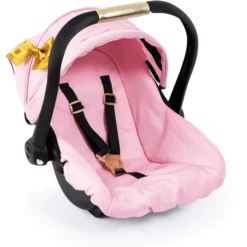 Bayer Design Poppen Autostoel Met Dak, Roze/goud 10 Bayer Design Poppen Autostoel Met Dak, Roze/goud -Little Wonders Verkoop bayer design poppen autostoel met dak roze goud a313539 3