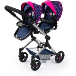 Bayer Design Twin Neo Poppenwagen Met Eenhoorn -Little Wonders Verkoop bayer design twin neo poppenwagen met eenhoorn a379271 3