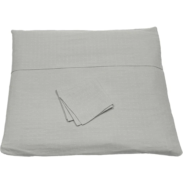 Be Be 's Collection Bedlinnen Grijs 80 X 80 Cm 3 Be Be 's Collection Bedlinnen Grijs 80 X 80 Cm