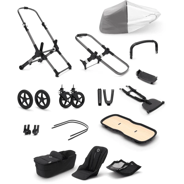 Bugaboo Basis Fox 3 Graphite/Midnight Black 4 Bugaboo Basis Fox 3 Graphite/Midnight Black - Afbeelding 2