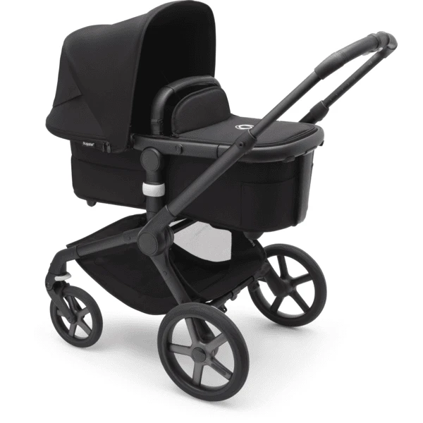 Bugaboo Kinderwagen Fox 5 Met Reiswieg En Zitje Black /. Mid Night Black 5 Bugaboo Kinderwagen Fox 5 Met Reiswieg En Zitje Black /. Mid Night Black - Afbeelding 3