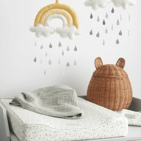 Cam Cam Copenhagen Cam Cam® COPENHAGEN Wisselmat Green Leaves 4 Cam Cam Copenhagen Cam Cam® COPENHAGEN Wisselmat Green Leaves - Afbeelding 2