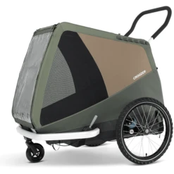 CROOZER Hondenfietskar Hond Tammo Moss Green Inclusief Hondenbed Asfalt Grijs -Little Wonders Verkoop croozer hondenfietskar hond tammo moss green inclusief hondenbed asfalt grijs a410040 3