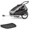 CROOZER Kid Keeke 2 Kinderfietskar Stone Grijs Inclusief Beschermbak Voor De Voetenruimte -Little Wonders Verkoop croozer kid keeke 2 kinderfietskar stone grijs inclusief beschermbak voor de voetenruimte a417110