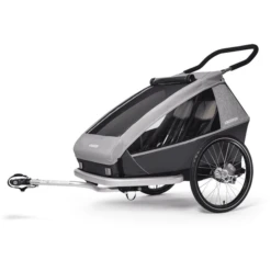 CROOZER Kid Keeke 2 Kinderfietskar Stone Grijs Inclusief Beschermbak Voor De Voetenruimte -Little Wonders Verkoop croozer kid keeke 2 kinderfietskar stone grijs inclusief beschermbak voor de voetenruimte a417110 2