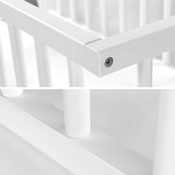 Dreamgood Co-sleeper Beuken Wit Gelakt | Matras Prime 5 Dreamgood Co-sleeper Beuken Wit Gelakt | Matras Prime - Afbeelding 3