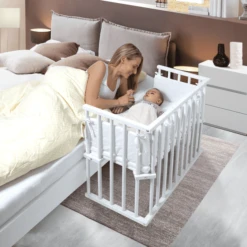 Dreamgood Co-sleeper Beuken Wit Gelakt | Matras Prime Air 10 Dreamgood Co-sleeper Beuken Wit Gelakt | Matras Prime Air -Little Wonders Verkoop dreamgood co sleeper beuken wit gelakt matras prime air a348618 3