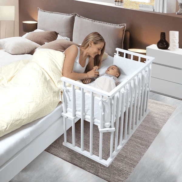 Dreamgood Co-sleeper Beuken Wit Gelakt | Matras Prime Air 6 Dreamgood Co-sleeper Beuken Wit Gelakt | Matras Prime Air - Afbeelding 4