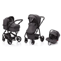 Fill Kinderwagen Set Panther Donkergrijs Melange