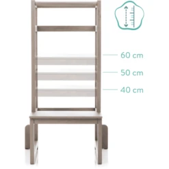 Fillikid Leertoren Hardhout Grijs -Little Wonders Verkoop fillikid leertoren hardhout grijs a317529 3