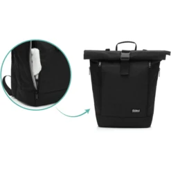 Fillikid Luier Rugzak Dublin Zwart -Little Wonders Verkoop fillikid luier rugzak dublin zwart a317961 4