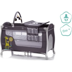 Fillikid Reisbed ALU Supreme Happy Roller Giraffe Grey -Little Wonders Verkoop fillikid reisbed alu supreme happy roller giraffe grey a268820 1