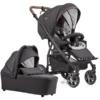 GESSLEIN Combi Kinderwagen F4 Air+, Antraciet / Star -Little Wonders Verkoop gesslein combi kinderwagen f4 air antraciet star a380329