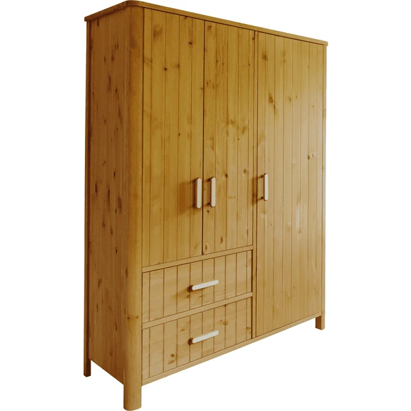 Geuther Kleding Kast Green Blad 3-deurs 3 Geuther Kleding Kast Green Blad 3-deurs - Afbeelding 2