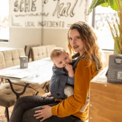 Hoppediz Draagzak Bondolino Plus Popeline One Size Denim Zwart -Little Wonders Verkoop hoppediz draagzak bondolino plus popeline one size denim zwart a272717 4