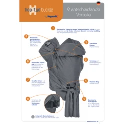 Hoppediz Draagzak Hop-Tye Buckle Denim Zwart -Little Wonders Verkoop hoppediz draagzak hop tye buckle denim zwart a272626 4