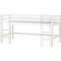 Hoppekids Halfhoogslaper Basic Wit 90 X 200 Cm -Little Wonders Verkoop hoppekids halfhoogslaper basic wit 90 x 200 cm a304939 4