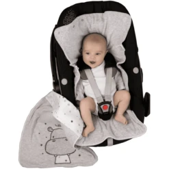 JACKY Multifunctionele Voetenzak HIPPO Lichtgrijs Gemêleerd Patroon -Little Wonders Verkoop jacky multifunctionele voetenzak hippo lichtgrijs gemeleerd patroon a305827 2