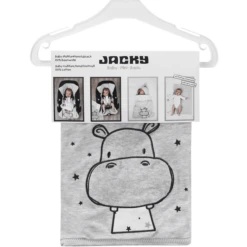 JACKY Multifunctionele Voetenzak HIPPO Lichtgrijs Gemêleerd Patroon -Little Wonders Verkoop jacky multifunctionele voetenzak hippo lichtgrijs gemeleerd patroon a305827 3