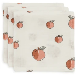 Jollein Boerendoekjes 3-pack Peach -Little Wonders Verkoop jollein boerendoekjes 3 pack peach a326927 3