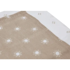 Jollein Burp Cloth Muslin 2-Pack Pointelle Sun Biscuit -Little Wonders Verkoop jollein burp cloth muslin 2 pack pointelle sun biscuit a385585 3