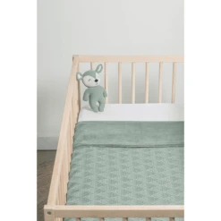 Jollein Deken River Knit Ash Green Coral Fleece 100 X 150 Cm -Little Wonders Verkoop jollein deken river knit ash green coral fleece 100 x 150 cm a282953 2